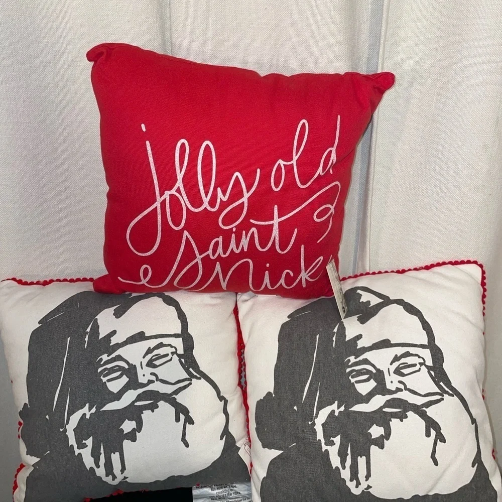 3 Santa Claus Pillows - Target Bullseye section